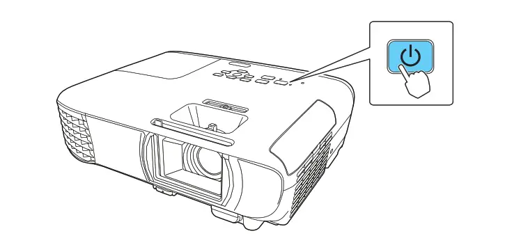 Remote control Power button