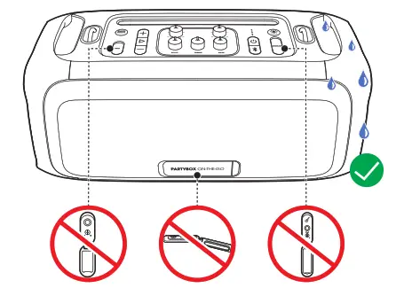 speaker is IPX4 splash resistant