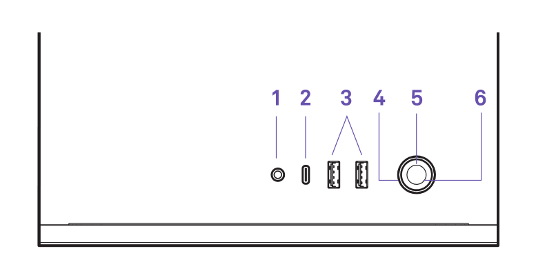 Nzxt Mid-Tower ATX Case [H710, H710i] Buttons and I/O