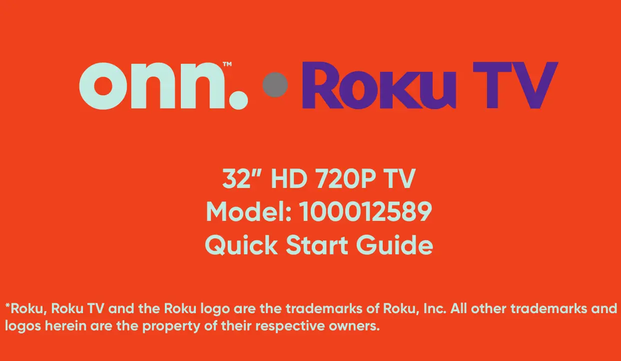 Onn. Roku TV 32