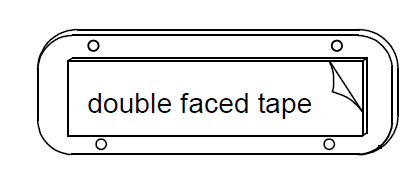 Peel the protective cover