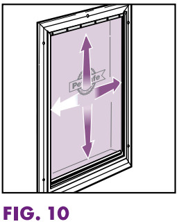 PetSafe PPA19 15794 Small Extreme Weather Pet Door - Flexible Flap 1