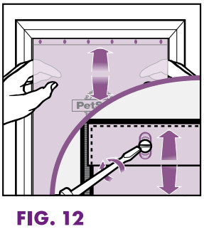 PetSafe PPA19 15794 Small Extreme Weather Pet Door - Flexible Flap 3
