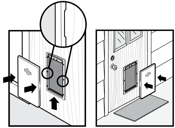 PetSafe PPA19 15794 Small Extreme Weather Pet Door - Panel
