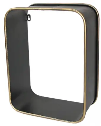 Peterson Artwares WK9004 Stylish Creative Metal Wall Shelf Rack