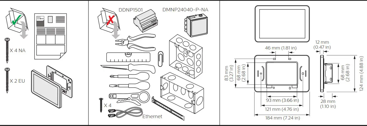 Philips DDNP1501 Networked Touchscreen - Fig1