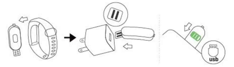 Bracelet charging