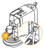 Place a cup