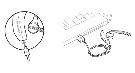 Charge your headset
