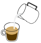 Pour milk