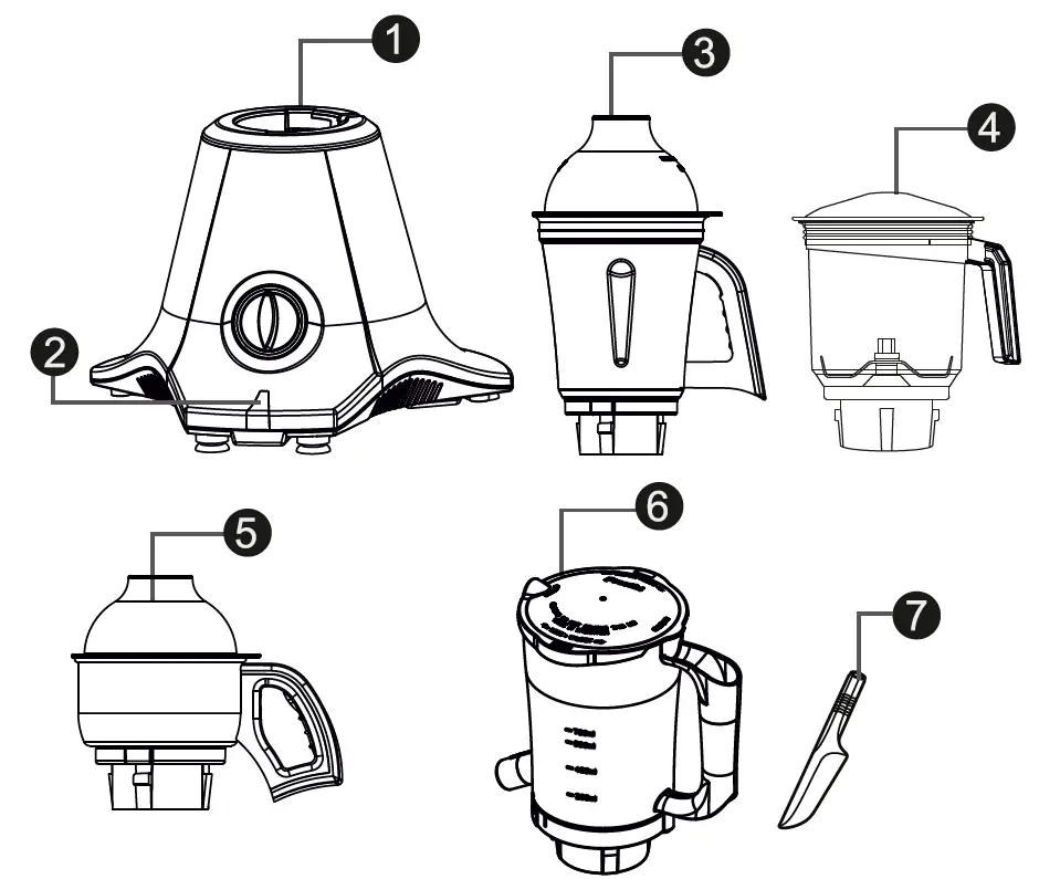 Preethi Taurus Pro MG 259 Mixer Grinder 2