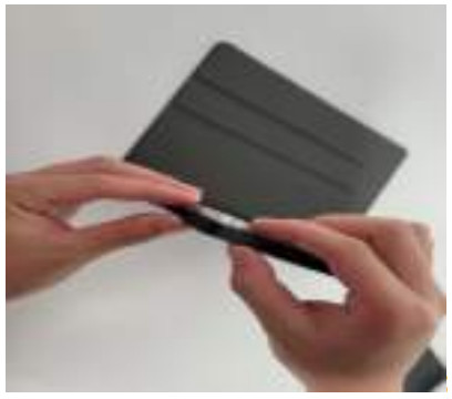 ProCase SM-X800 Case for Galaxy Tab - Gently press corners into place