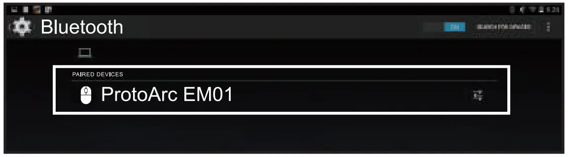 ProtoArc EM01 Wireless Bluetooth Trackball Mouse - parts23