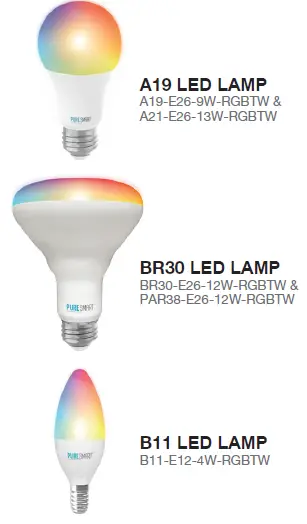 Pure Edge Lighting WiZ Pro Pure Smart Bulb fig-3
