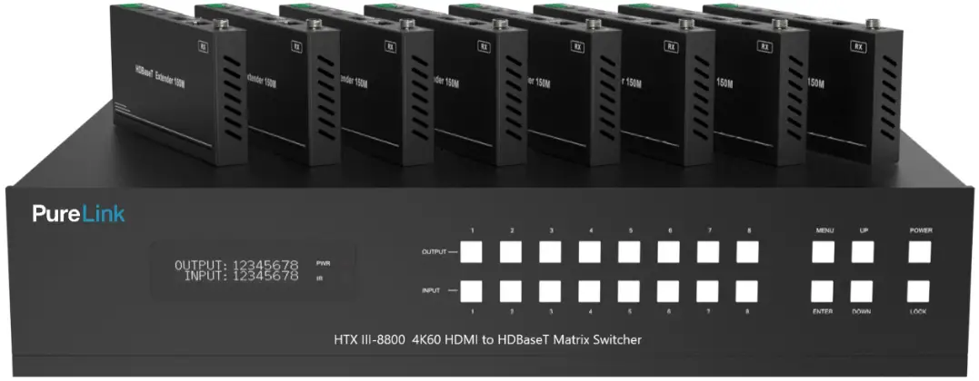 PureLink-HTX-III-8800-8-8-4K60-HDMI-to-HDBaseT-HDMI-Matrix-Switcher-product-image