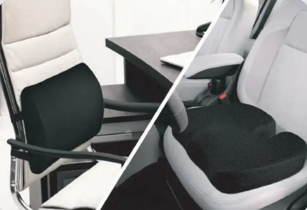 Qutool chair back support Foam seat Cauhion And Lumbar Support Pillow For Office Chair - How 1