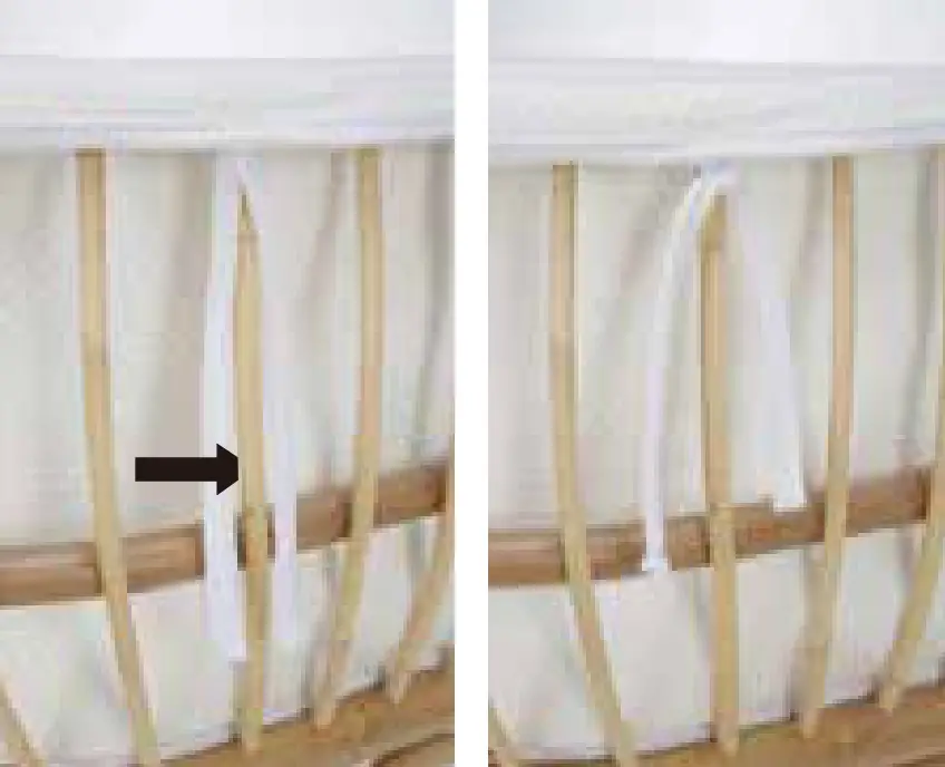 RATTAN CuddleCo Aria Crib Liner - Figure 2