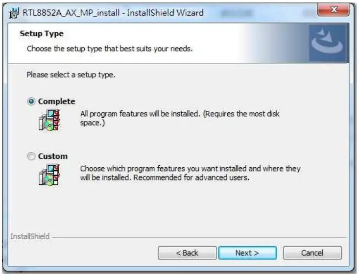 REALTEK 11ax RTL8851BE One Antenna Combo Module - App 4