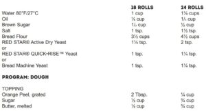 REFRESHING ROLL DOUGH