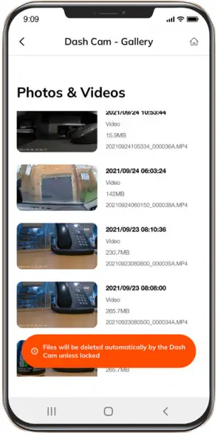 RING RSDC4000 1440p Smart Dash Camera with Auto Start Stop - PLAYBACK
