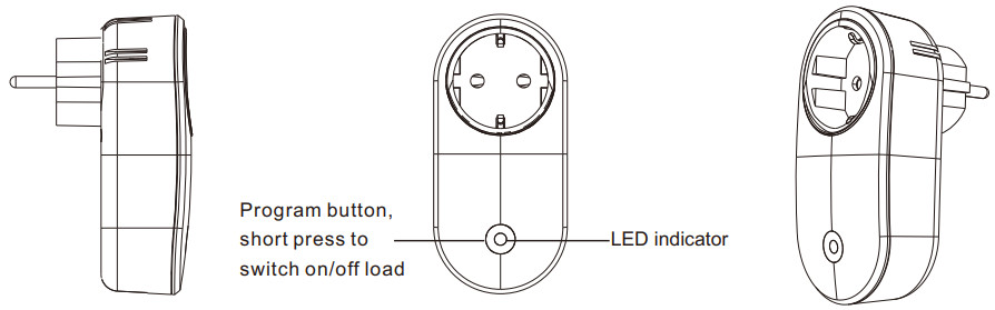 ROBB 70110005 Zigbee Smart Plug - Program button