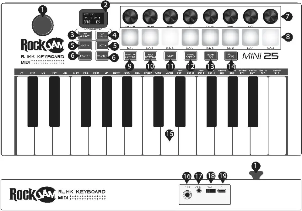 ROCK-JAM-RJMK25-25-Key-MIDI-Keyboard-Controller-Piano-FIG-6