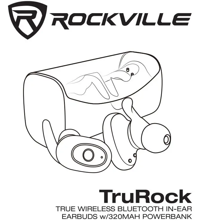 ROCKVILLE TruRock Wireless Earbuds Manual