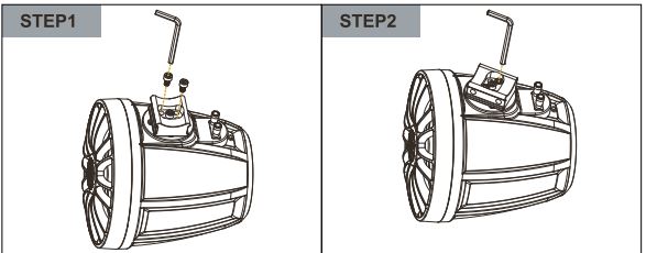 ROCKVILLE- UT65B -UTV -ATV- 6.5- Rollbar -Wakeboard- Marine -Speakers -Swivel -Mount -IPX6- fig-3