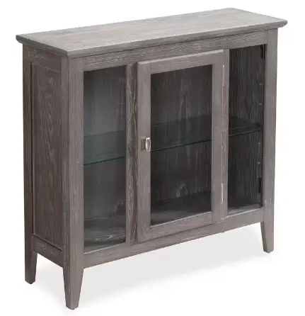 ROSETO-HMIF58970LGY-Light-Gray-Aenus-32-Inch-Hardwood-Curio-Cabinet-PRODUCT