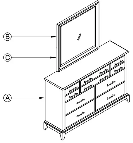 ROSETO-HMMIR53278CCHRY-Classic-Cherry-Leanne-39-Inch-Square-Beveled-Poplar-Dresser-Mirror-fig- (1)