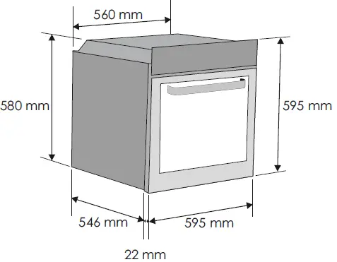 ROSIERES RFZP0977INWF Built In Pyrolytic Oven 46