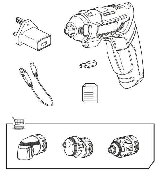 RYOBI ERGO Cordless Screwdriver - Fig