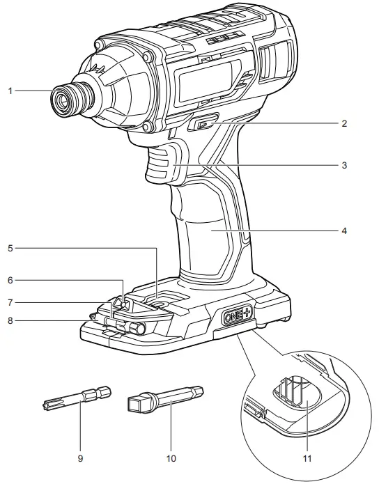 RYOBI-R18ID2-Impact-Driver-fig 2