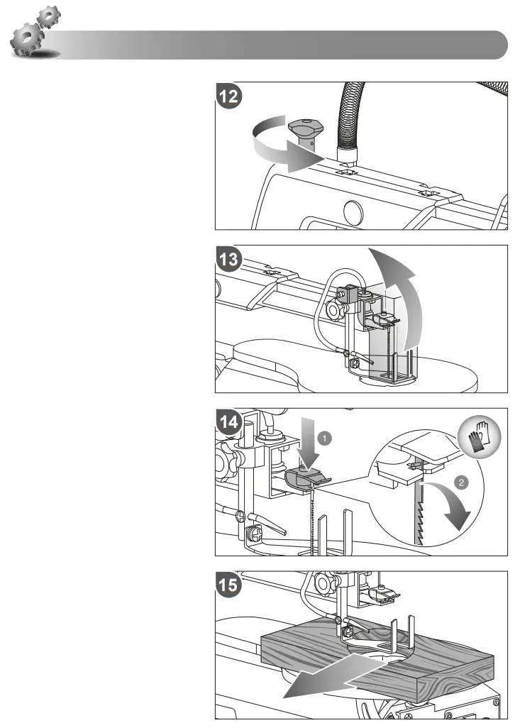 RYOBI RSW1240G 405mm Stationary Scroll Saw - Figure 16
