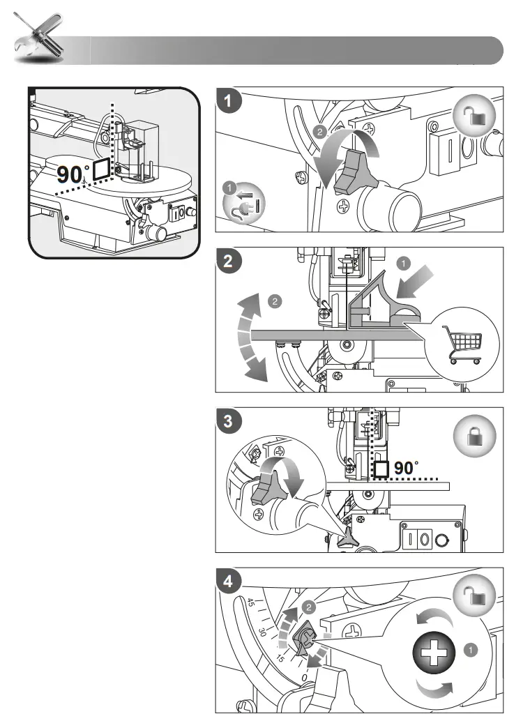 RYOBI RSW1240G 405mm Stationary Scroll Saw - Figure 17