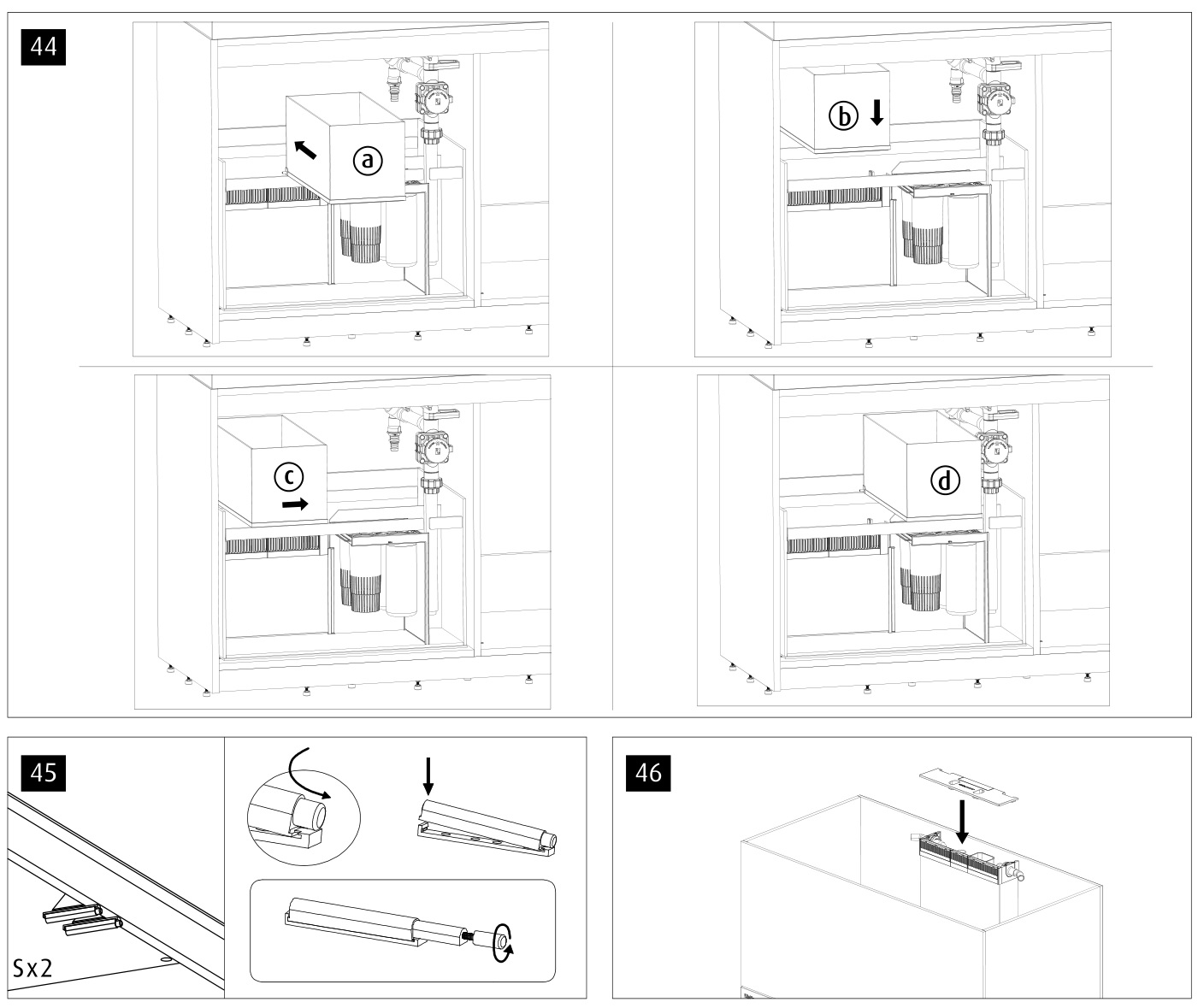 Red Sea 350 G2 Aquarium Water Management System - Figure 44-46