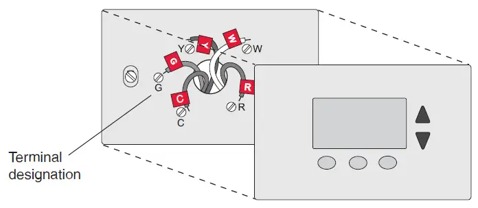Remove old thermostat