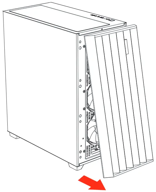 Remove the Front Panel Instructions
