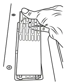 Remove the second left top cover