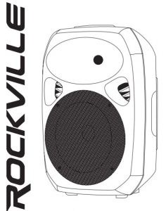 RockVille RPG152K V2 15 Active DJ PA Speakers