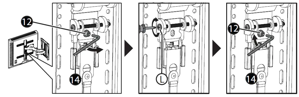 RocketFish 40 to 75 TV Wall Mount - Full Motion RF-HTLF23 fig 37