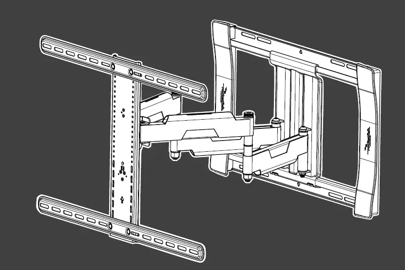RocketFish 40 to 75 TV Wall Mount - Full Motion RF-HTLF23 product