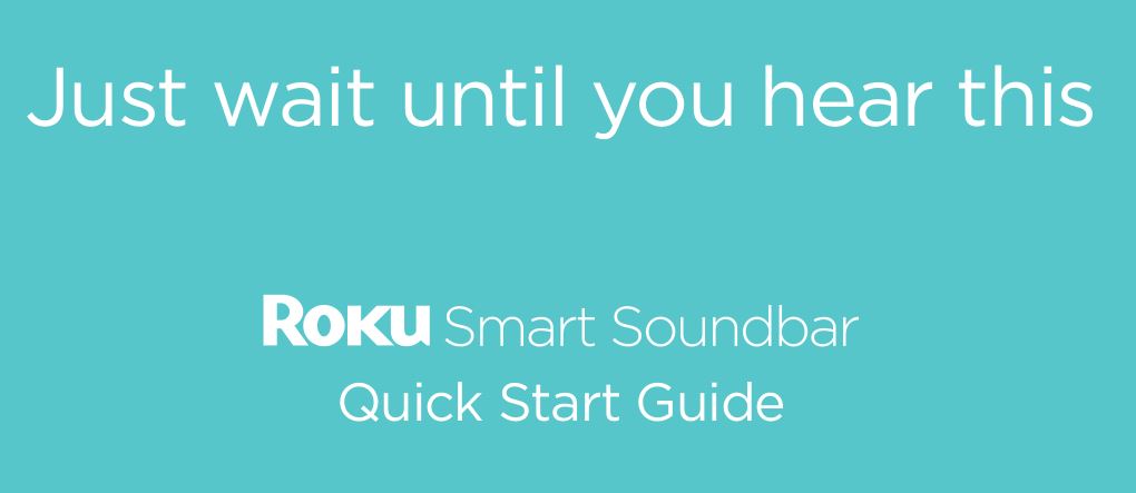 Roku Smart Soundbar User Manual 2