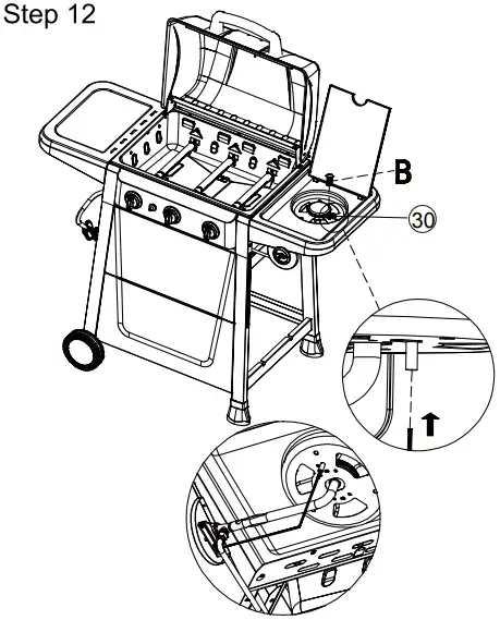 Royal Gourmet SG3001 Burner Gas Gril - Assembly 11