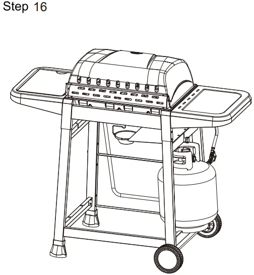 Royal Gourmet SG3001 Burner Gas Gril - Assembly 15