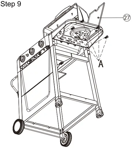 Royal Gourmet SG3001 Burner Gas Gril - Assembly 8