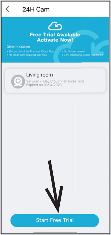 RrAYCOM T1 Security Camera - Add Camera 8