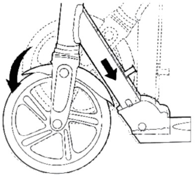 S200D Kick Scooter Foldable - parts5