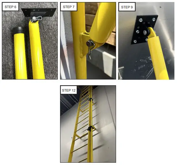 SAFEWAZE 023-12154 Belmont Safety Hatch System User Manual - FIGURE 4,5,6