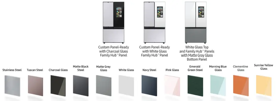 SAMSUNG RF30BB6900 Bespoke 3 Door French Door Refrigerator - Fig 1